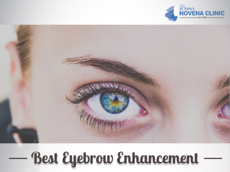 Eyebrow enhancement treatment